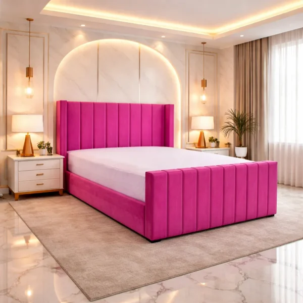 Alpha Ottoman Storage Bed - Luxury Lift-Up Storage