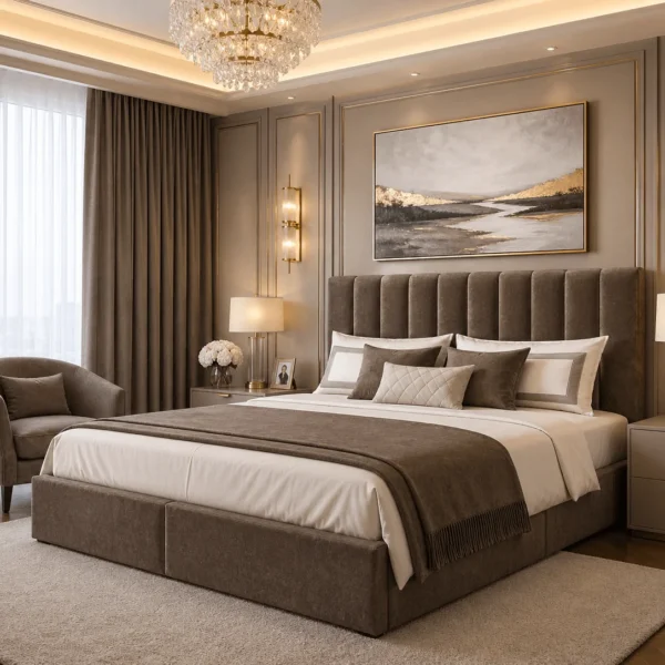 Jasmin Ottoman Bed – Luxury Storage Bed with Lift-Up Function