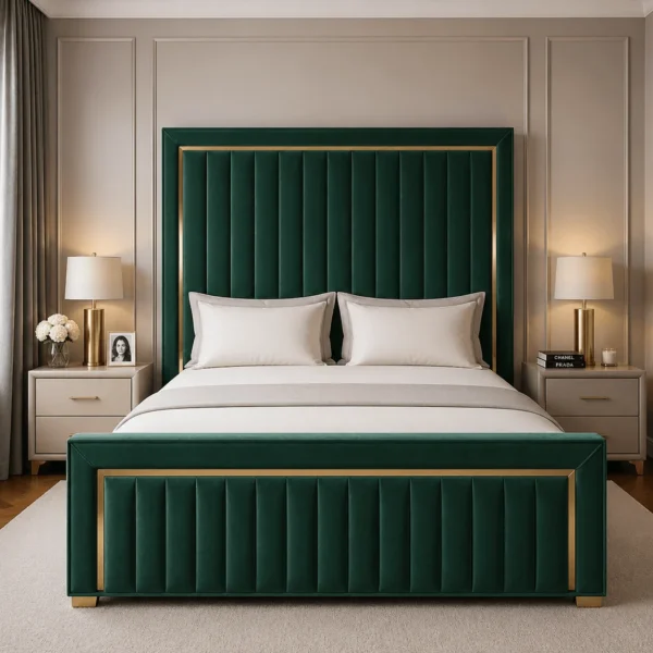 Plush Upholstered Luxury Plush Ottoman Bed with Storage – Deluxe Upholstered Bed UK