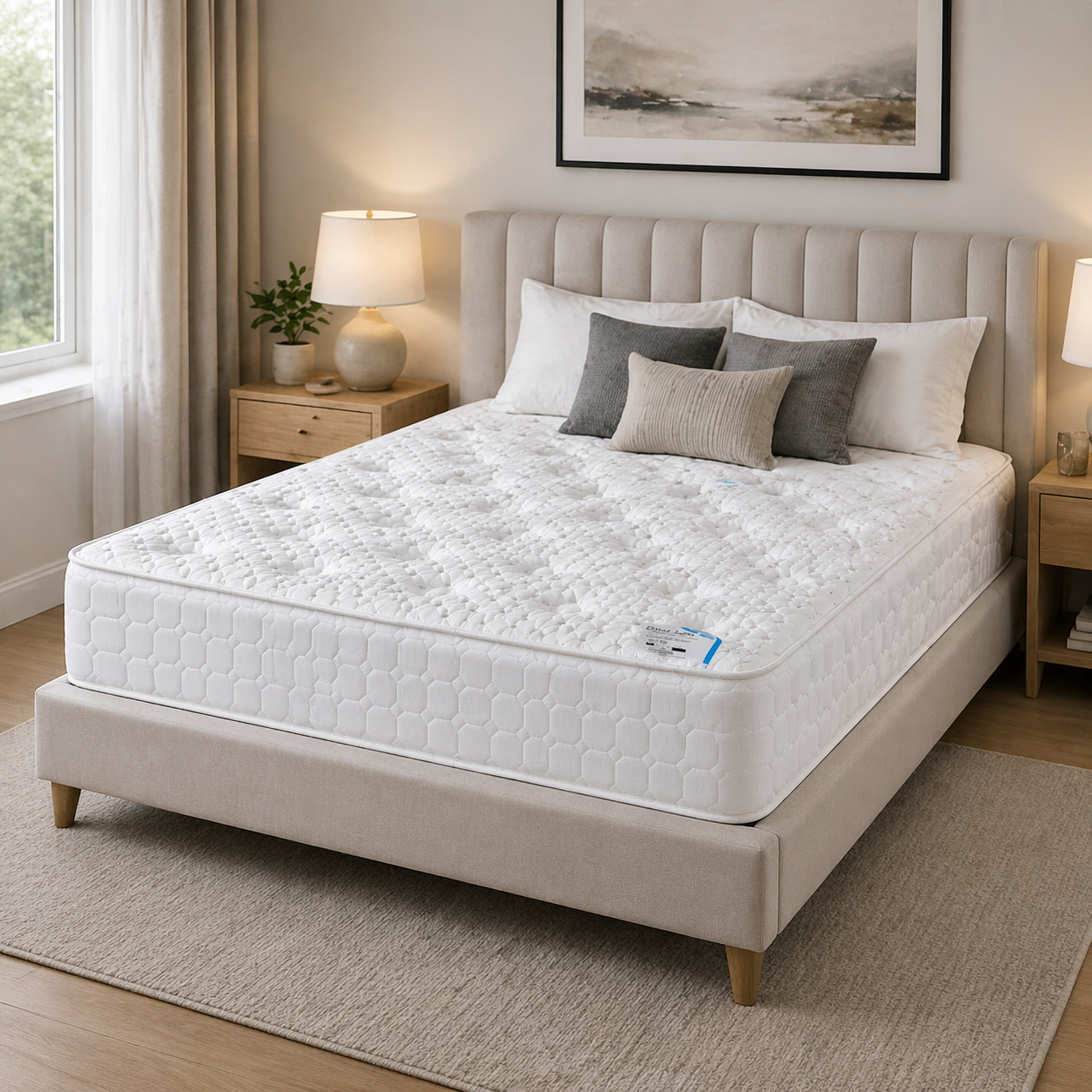 Premium 1000 Pocket Spring Mattress for a Restful Night’s Sleep